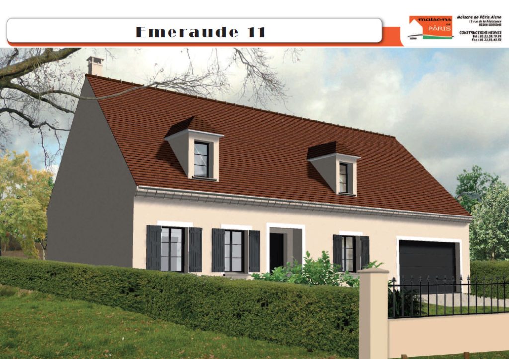 maisons de pâris aisne : modèle emeraude 11