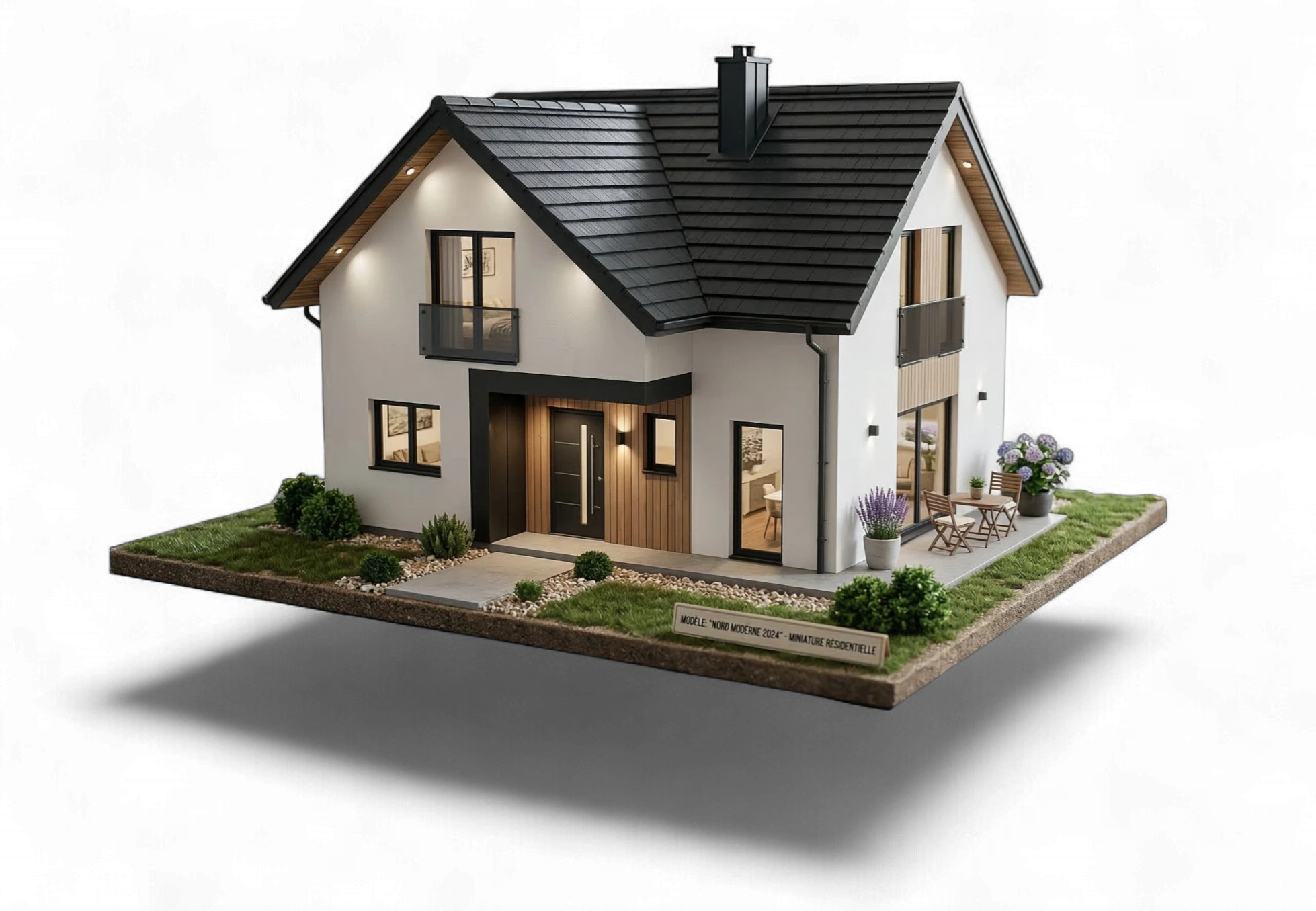 mockup construction maison