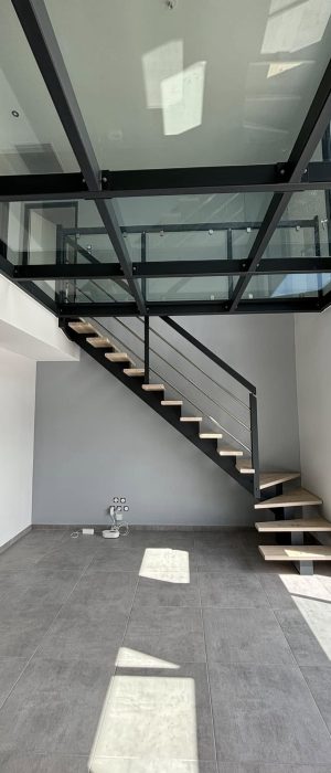 construction maison individuelle escalier design